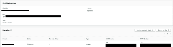 validated cert